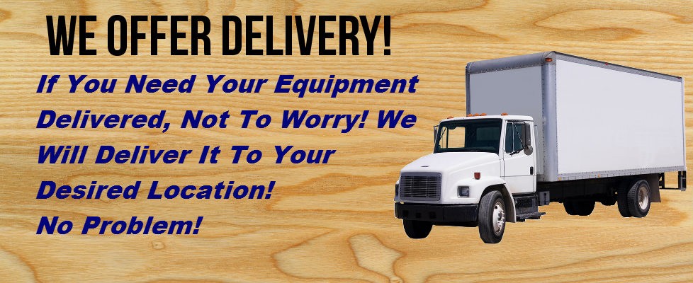 We Offer Delivery!